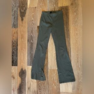 Pacsun green ribbed flare leggings